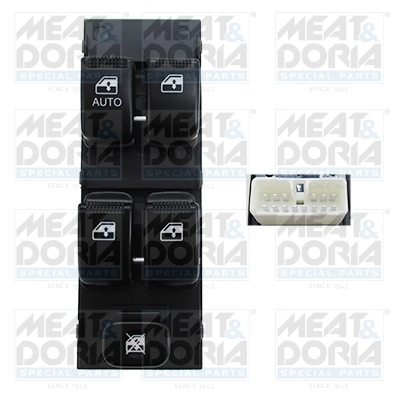 Switch, window regulator